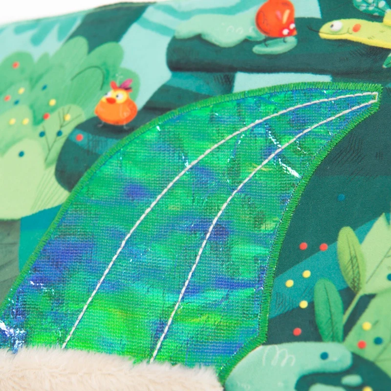 Grand Livre D'activités En Tissu MOULIN ROTY Dans La Jungle 10 Grand Livre D'activités En Tissu MOULIN ROTY Dans La Jungle – Image 8