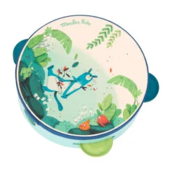 Tambourin Bleu MOULIN ROTY Dans La Jungle -Moulin Roty dlj tambourin bleu 2