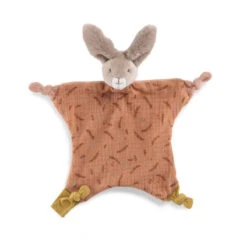 Doudou Lapin Argile MOULIN ROTY Trois Petits Lapins