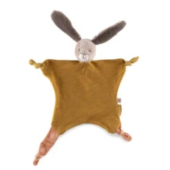 Doudou Lapin Ocre MOULIN ROTY Trois Petits Lapins -Moulin Roty doudou lapin ocre moulin roty trois petits lapins 2