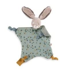 Doudou Lapin Sauge MOULIN ROTY Trois Petits Lapins -Moulin Roty doudou lapin sauge moulin roty trois petits lapins 3