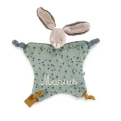 Doudou Lapin Sauge MOULIN ROTY Trois Petits Lapins -Moulin Roty doudou lapin sauge moulin roty trois petits lapins 4