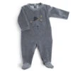 Pyjama En Velours Gris Chat 1m MOULIN ROTY Les Moustaches 2 Pyjama En Velours Gris Chat 1m MOULIN ROTY Les Moustaches -Moulin Roty lmo pyjama velours gris tete chat
