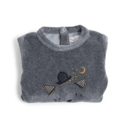 Pyjama En Velours Gris Chat 3m MOULIN ROTY Les Moustaches 5 Pyjama En Velours Gris Chat 3m MOULIN ROTY Les Moustaches -Moulin Roty lmo pyjama velours gris tete chat 4