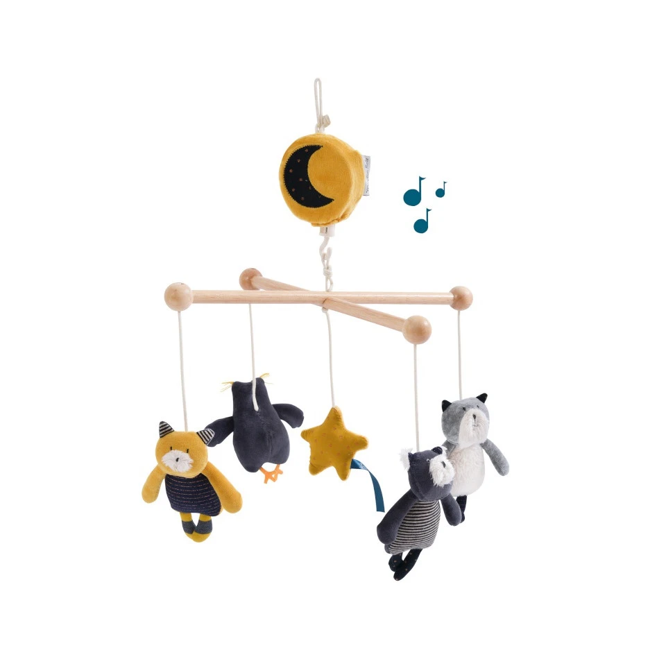 Mobile Musical Croisillon MOULIN ROTY Les Moustaches 3 Mobile Musical Croisillon MOULIN ROTY Les Moustaches