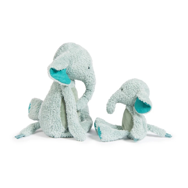 Peluche Éléphant 28 Cm MOULIN ROTY Les Baba-Bou 6 Peluche Éléphant 28 Cm MOULIN ROTY Les Baba-Bou – Image 4
