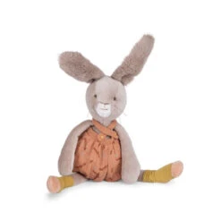 Peluche Lapin Argile MOULIN ROTY Trois Petits Lapins -Moulin Roty peluche lapin argile moulin roty trois petits lapins 1