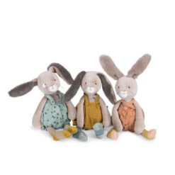Peluche Lapin Argile MOULIN ROTY Trois Petits Lapins -Moulin Roty peluche lapin argile moulin roty trois petits lapins 5