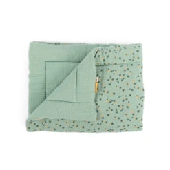 Plaid Sauge MOULIN ROTY Trois Petits Lapins -Moulin Roty plaid sauge moulin roty trois petits lapins 4