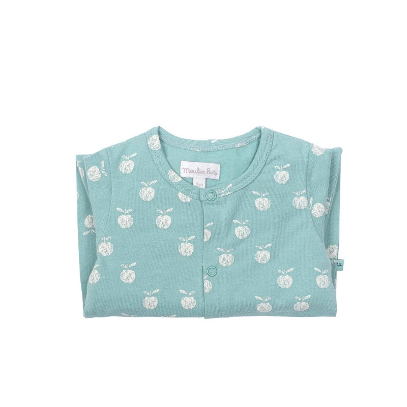 Pyjama En Jersey Imprimé 1m MOULIN ROTY Pomme Des Bois 4 Pyjama En Jersey Imprimé 1m MOULIN ROTY Pomme Des Bois – Image 2