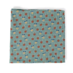 Set De 3 Langes Imprimés MOULIN ROTY Pomme Des Bois -Moulin Roty set de 3 langes imprimes moulin roty pomme des bois 4