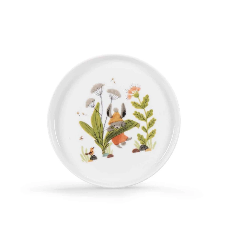 Set De Vaisselle En Porcelaine MOULIN ROTY Trois Petits Lapins 4 Set De Vaisselle En Porcelaine MOULIN ROTY Trois Petits Lapins – Image 2