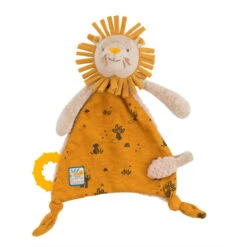 Doudou Attache-tétine Lion MOULIN ROTY Sous Mon Baobab