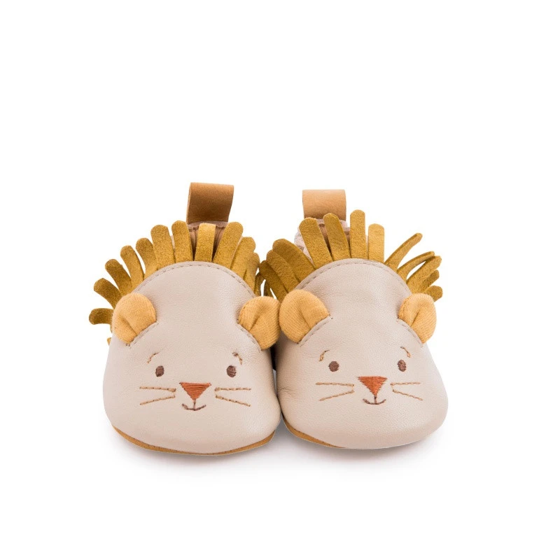 Chaussons En Cuir Lion 6/12m MOULIN ROTY Sous Mon Baobab 3 Chaussons En Cuir Lion 6/12m MOULIN ROTY Sous Mon Baobab