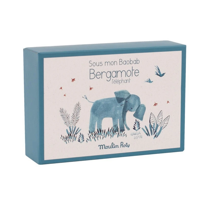 Chaussons éléphant MOULIN ROTY Sous Mon Baobab 4 Chaussons éléphant MOULIN ROTY Sous Mon Baobab – Image 2