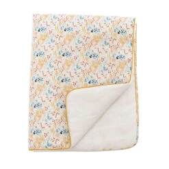 Plaid Motif Floral MOULIN ROTY Sous Mon Baobab